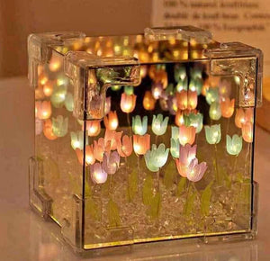 CUBO TULIPANES DESARMADO - CARGA USB